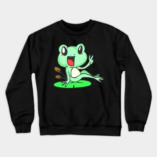 Frog Tadpole Toad Lurch Toad Froschlurch sweet Crewneck Sweatshirt